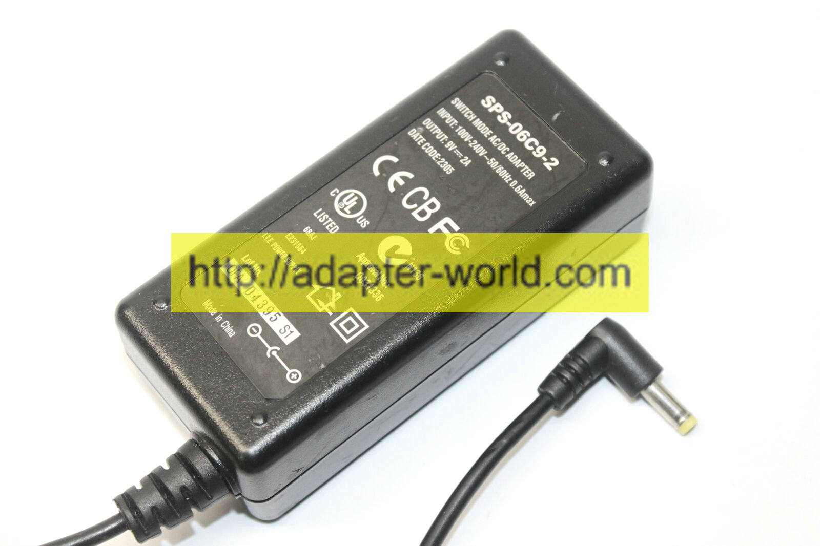 *100% Brand NEW* DC 9V 2A FOR SPS-06C9-2 AC Adapter Switching Power Supply Free shipping!